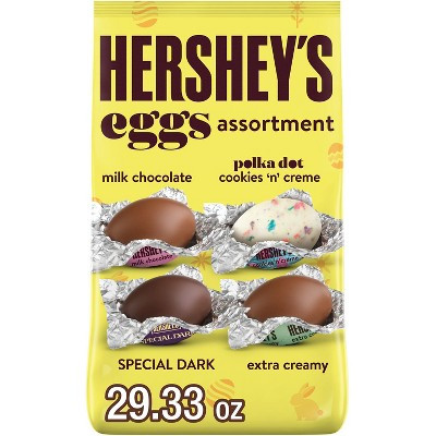 HERSHEY'S Easter Eggs Assorted Candy - 29.33oz | Target