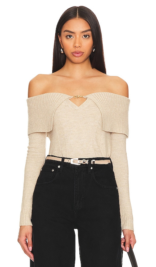 ASTR the Label Zella Sweater in Tan. - size S | Revolve Clothing (Global)