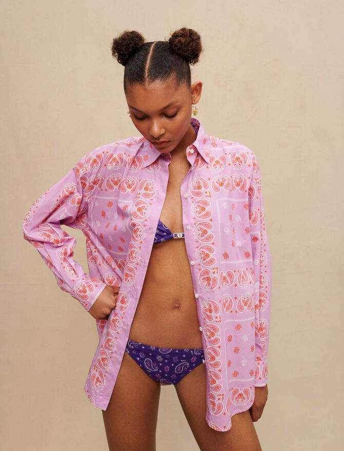 223CIPANA Bluse mit Paisleymuster | Maje EU