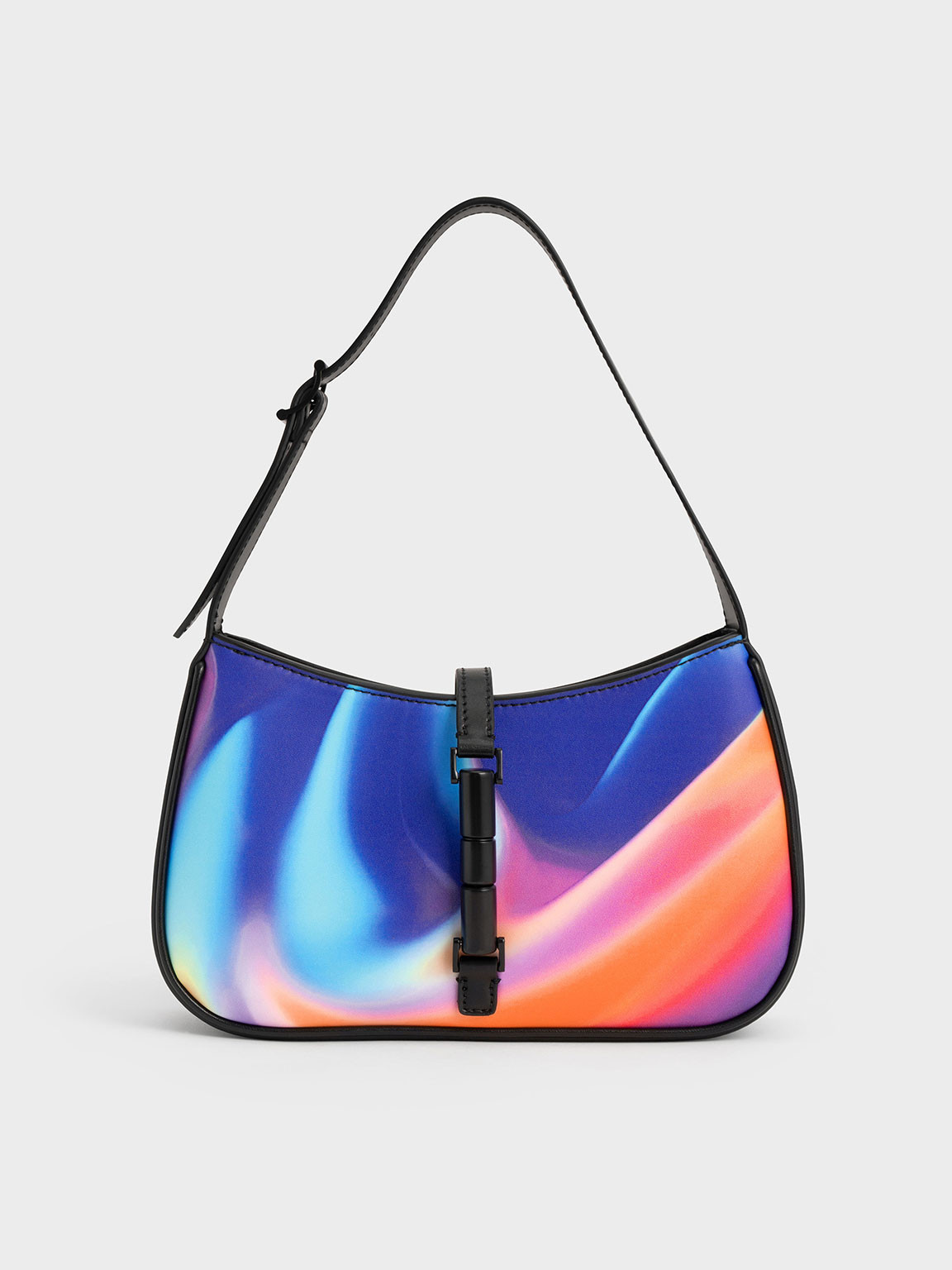 Cesia Holographic Shoulder Bag
 - Aurora | Charles & Keith UK