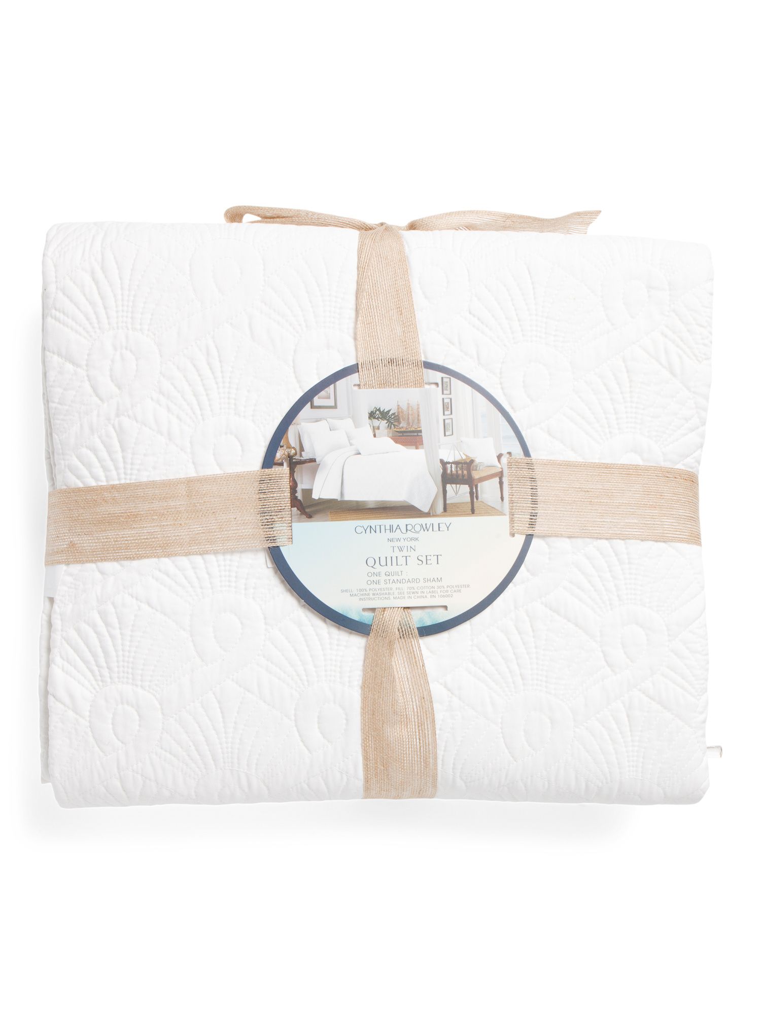 Mermaid Coastal Knots Quilt Set | TJ Maxx