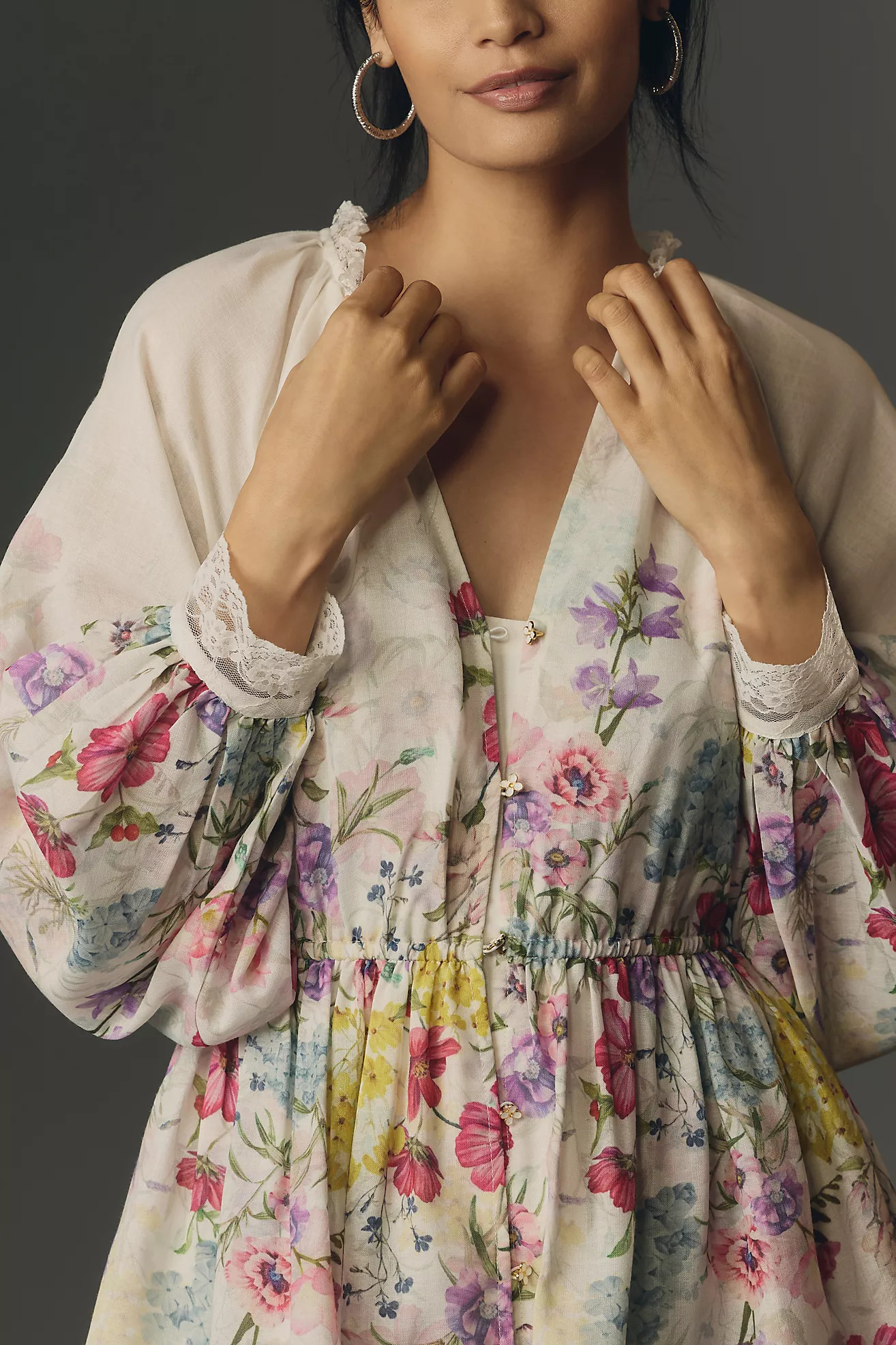 Let Me Be V-Neck A-Line Mini Dress | Anthropologie (US)