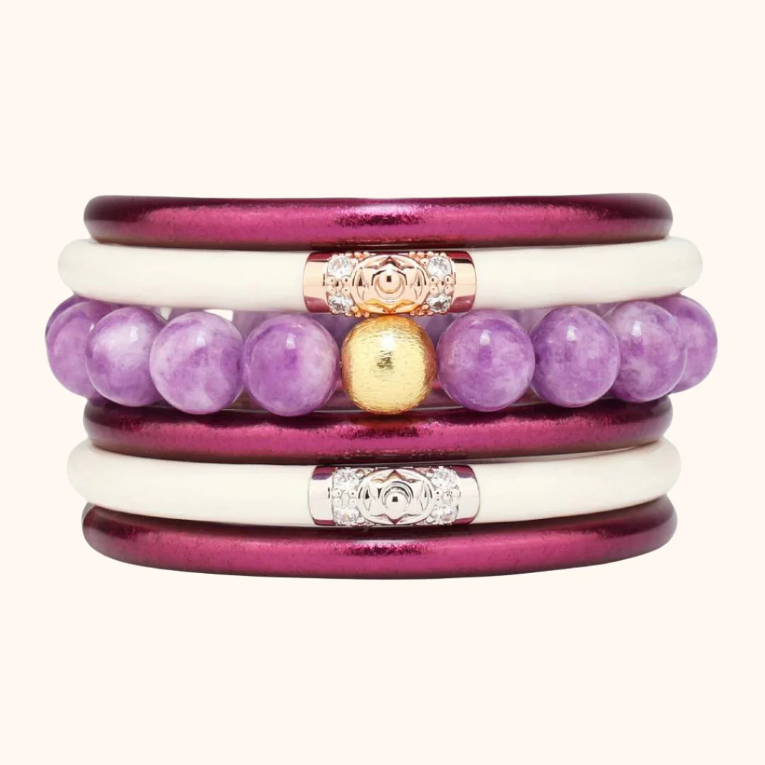 Purple/White Stack | BuDhaGirl