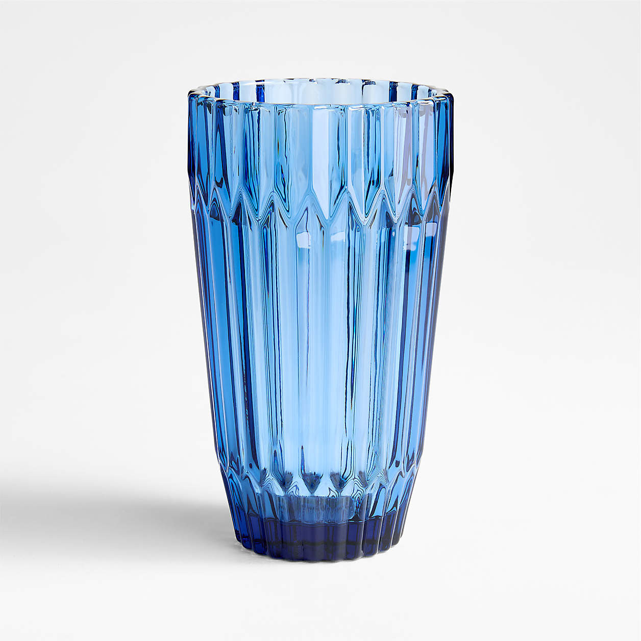 Archie Blue 14.75-oz. Highball Glass + Reviews | Crate & Barrel | Crate & Barrel