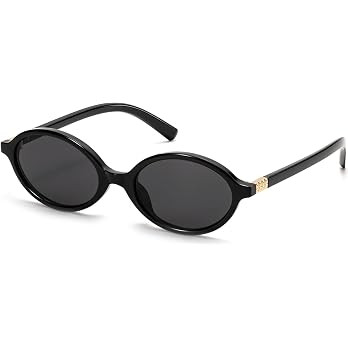 Retro Oval Sunglasses for Women Vintage 90s Y2K Trendy Designer Sun Glasses | Amazon (US)