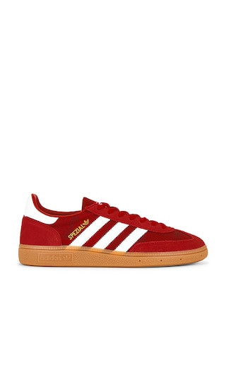 Handball Spezial Sneaker in Better Scarlet, White, & Gum2 | Revolve Clothing (Global)