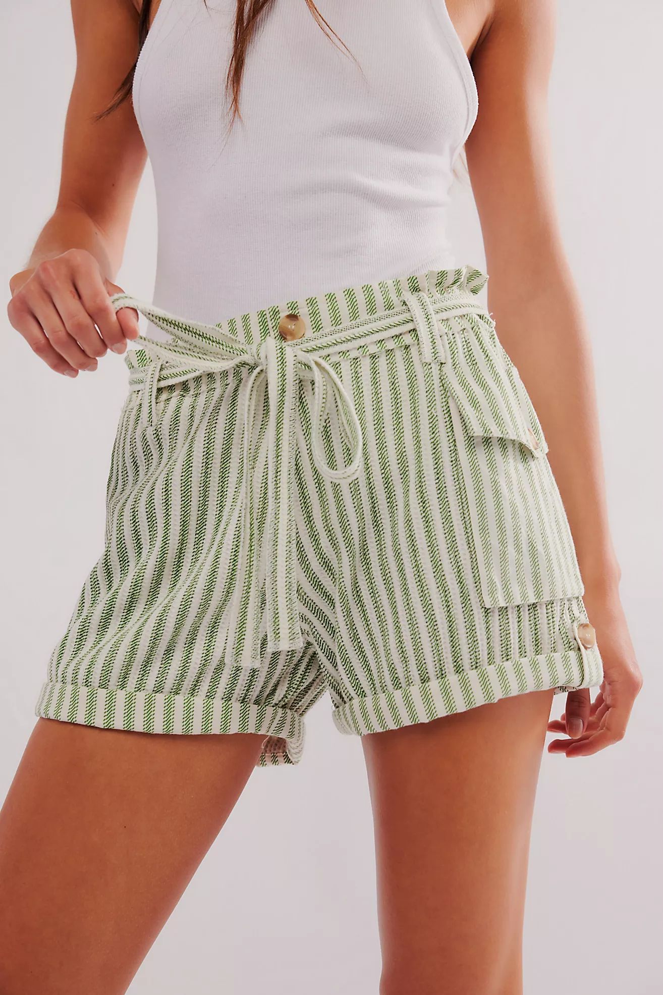 FP One Harriet Striped Shorts | Free People (Global - UK&FR Excluded)