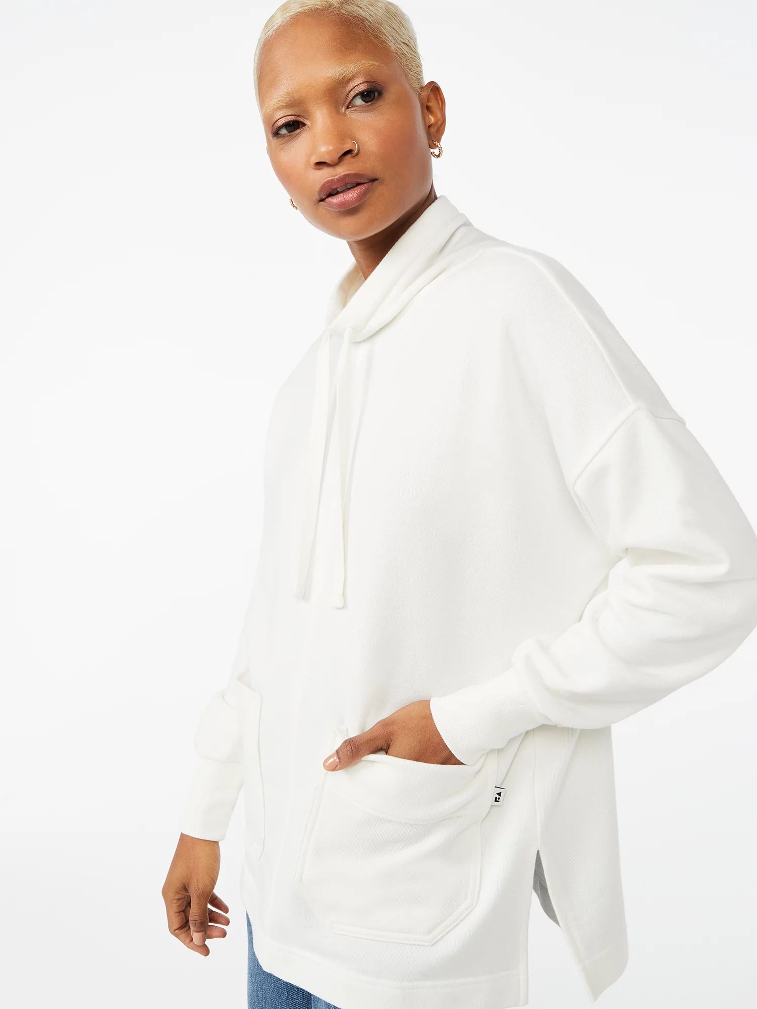 Free AssemblyFree Assembly Women's Funnel Neck Sweatshirt with Patch PocketsUSD$15.00Was $24.00$2... | Walmart (US)
