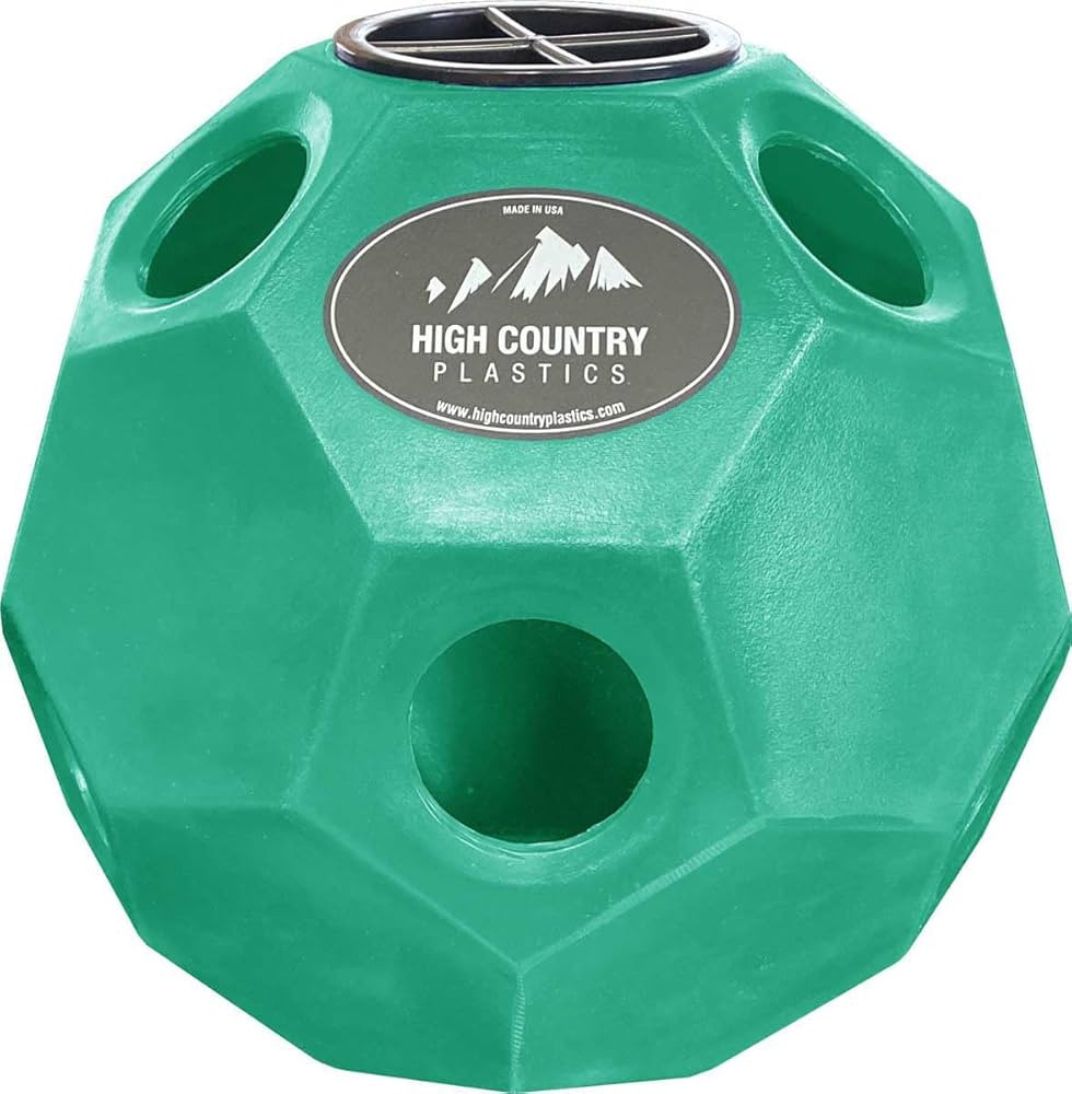 High Country Plastics Hay Play Ball Green | Amazon (US)