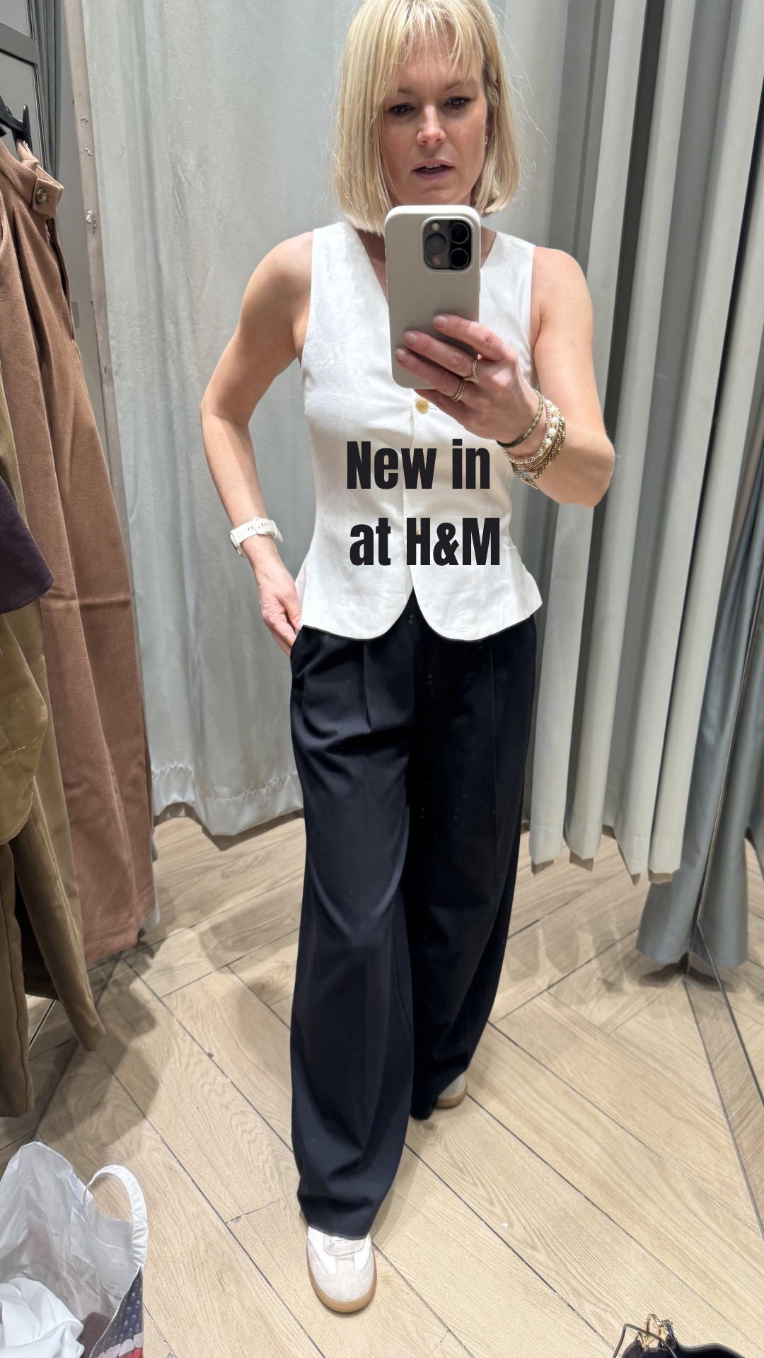 Trousers and waistcoats at H&M 

Size up in the waistcoats which come in lots of colours 

Size down in the first trouser. 

Second trouser is truer to size 

Spring outfits 
Workwear 


#LTKworkwear #LTKuk #LTKspring