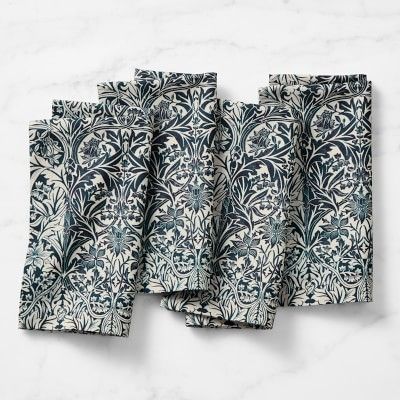 Williams Sonoma x Morris & Co. Napkins, Set of 4 | Williams Sonoma | Williams-Sonoma