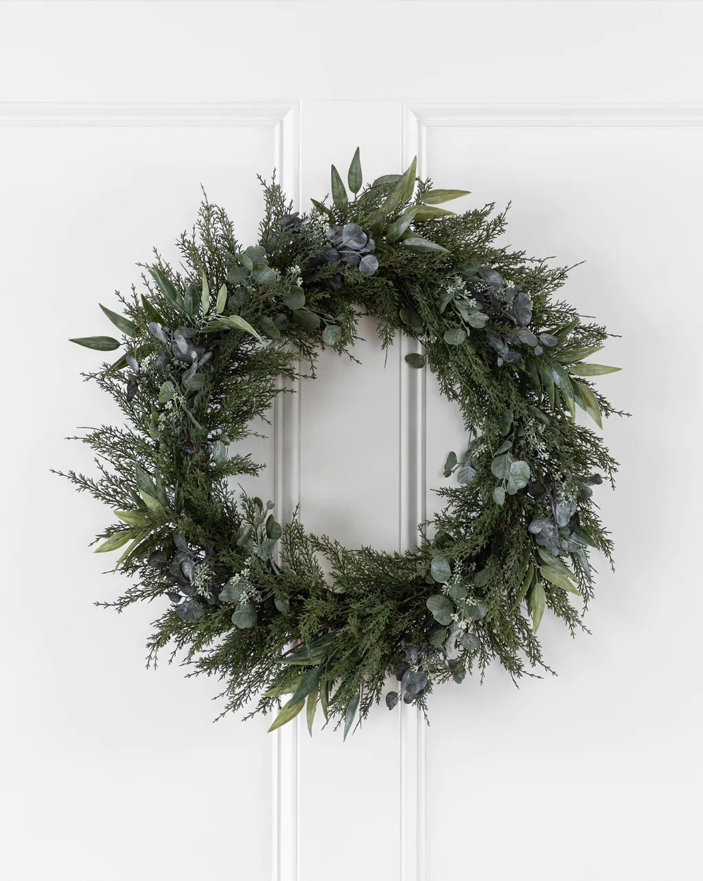 Faux Cedar & Eucalyptus Wreath | McGee & Co.