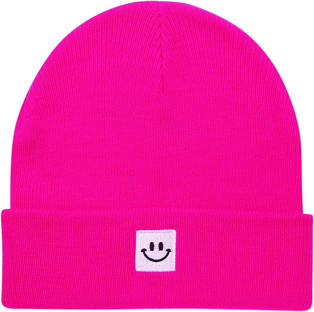 Baby Beanie Knit Ski Hat with Cute Face for Girls Boys 0-7 Years | Amazon (US)