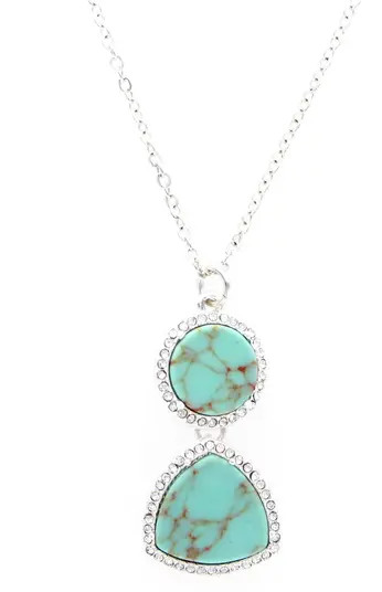 OLIVIA WELLES Sugar and Spice Resin Stone Drop Pendant Necklace | Nordstromrack | Nordstrom Rack