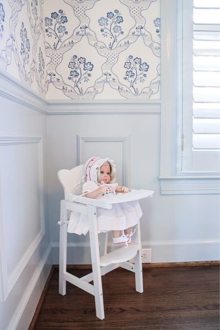 The sweetest baby doll bow high chair and cradle! This baby doll has the sweetest clothes that match your little girl including a bonnet too!

#LTKCyberWeek #LTKbaby #LTKGiftGuide
