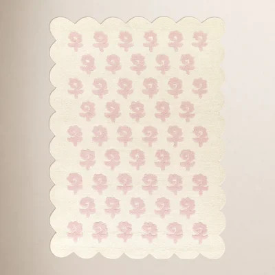 Momeni Lily Hand Tufted Wool Floral Pink Area Rug 2' X 3' | Wayfair North America