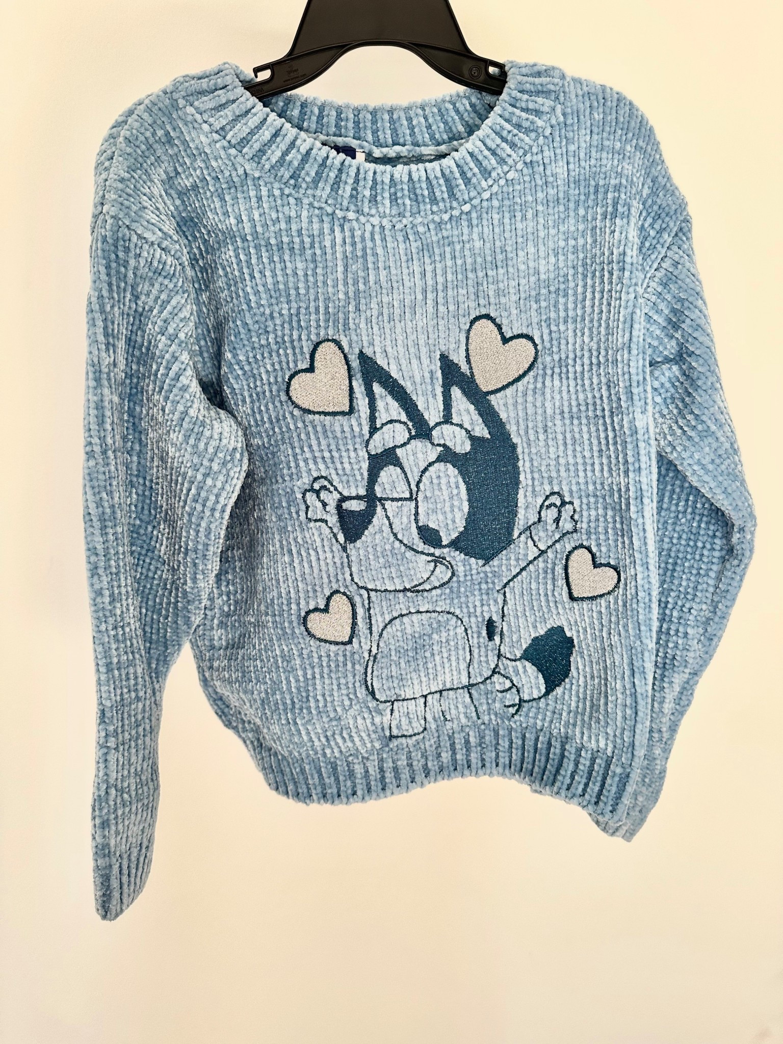 Bluey toddler chenille sweater 