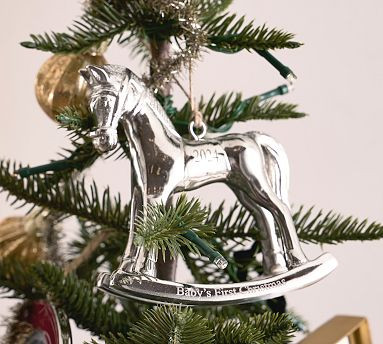 2024 Rocking Horse Ornament | Pottery Barn (US)