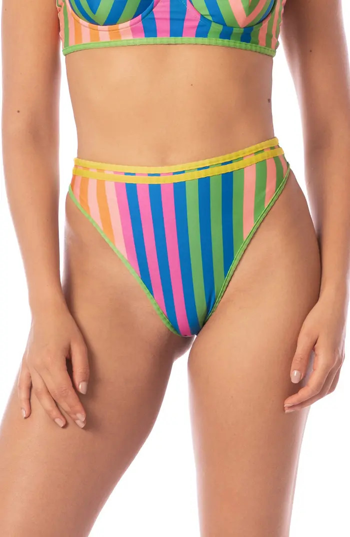 Maaji Elite High Waist Reversible Bikini Bottoms | Nordstrom | Nordstrom