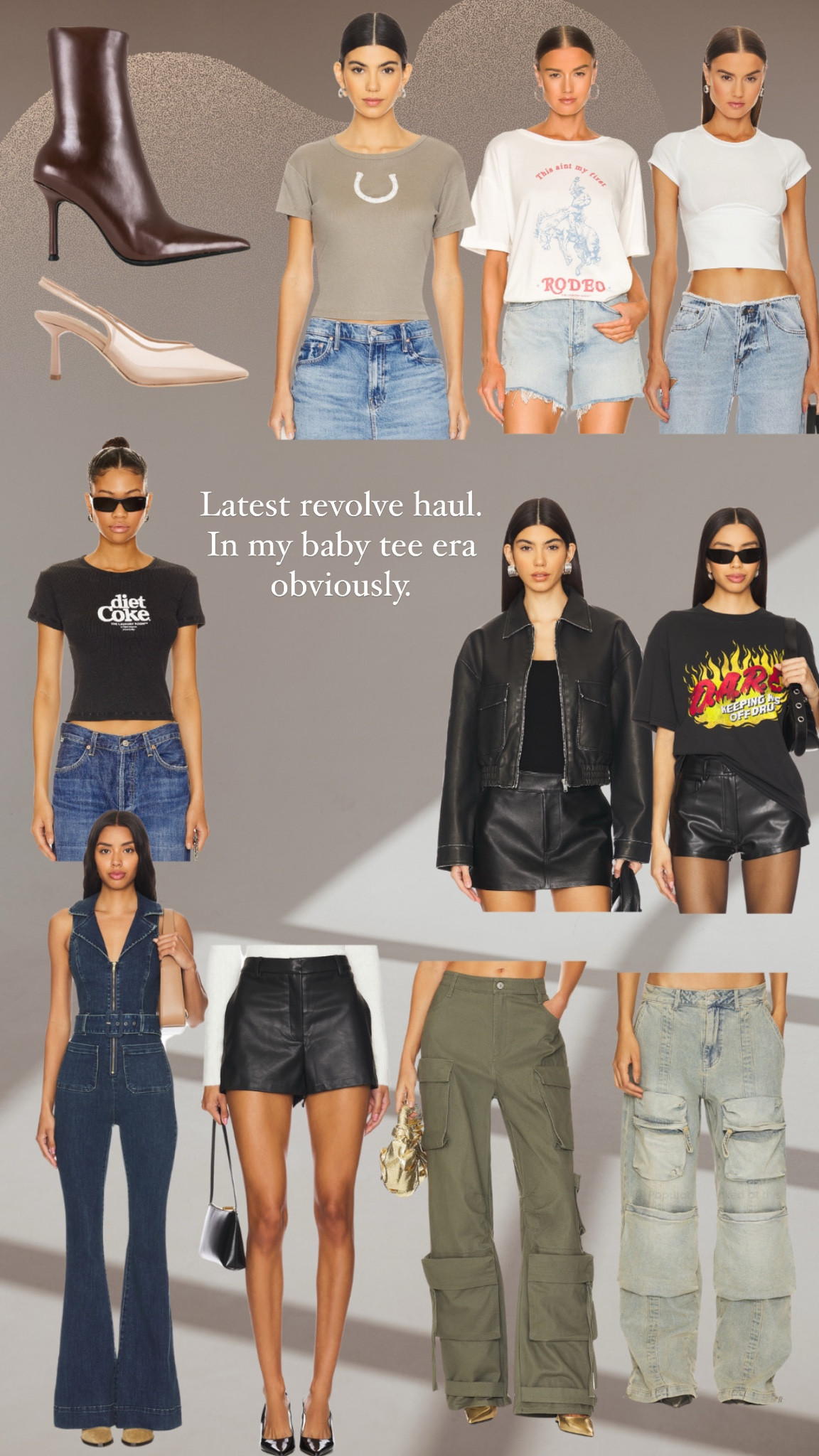 In my baby tee era for January!! Lates revolve haul. Very excited. #babytee #casualchic #capsulewardrobe 

#LTKFindsUnder100