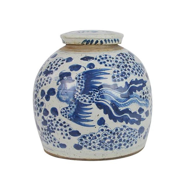 Vintage Phoenix Ancestor Jar | Cailini Coastal