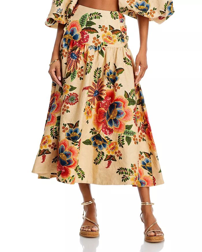 FARM Rio Delicate Garden Midi Skirt  Women - Bloomingdale's | Bloomingdale's (US)