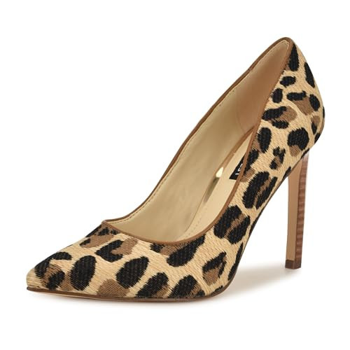 Nine West Women's Tatiana Pump, Leopard Raffia 101, 6 | Amazon (US)