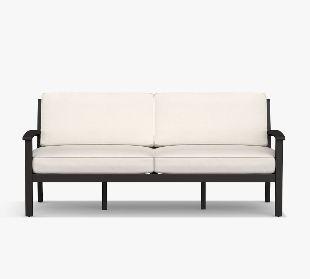 Chatham 76" Metal Sofa | Pottery Barn (US)