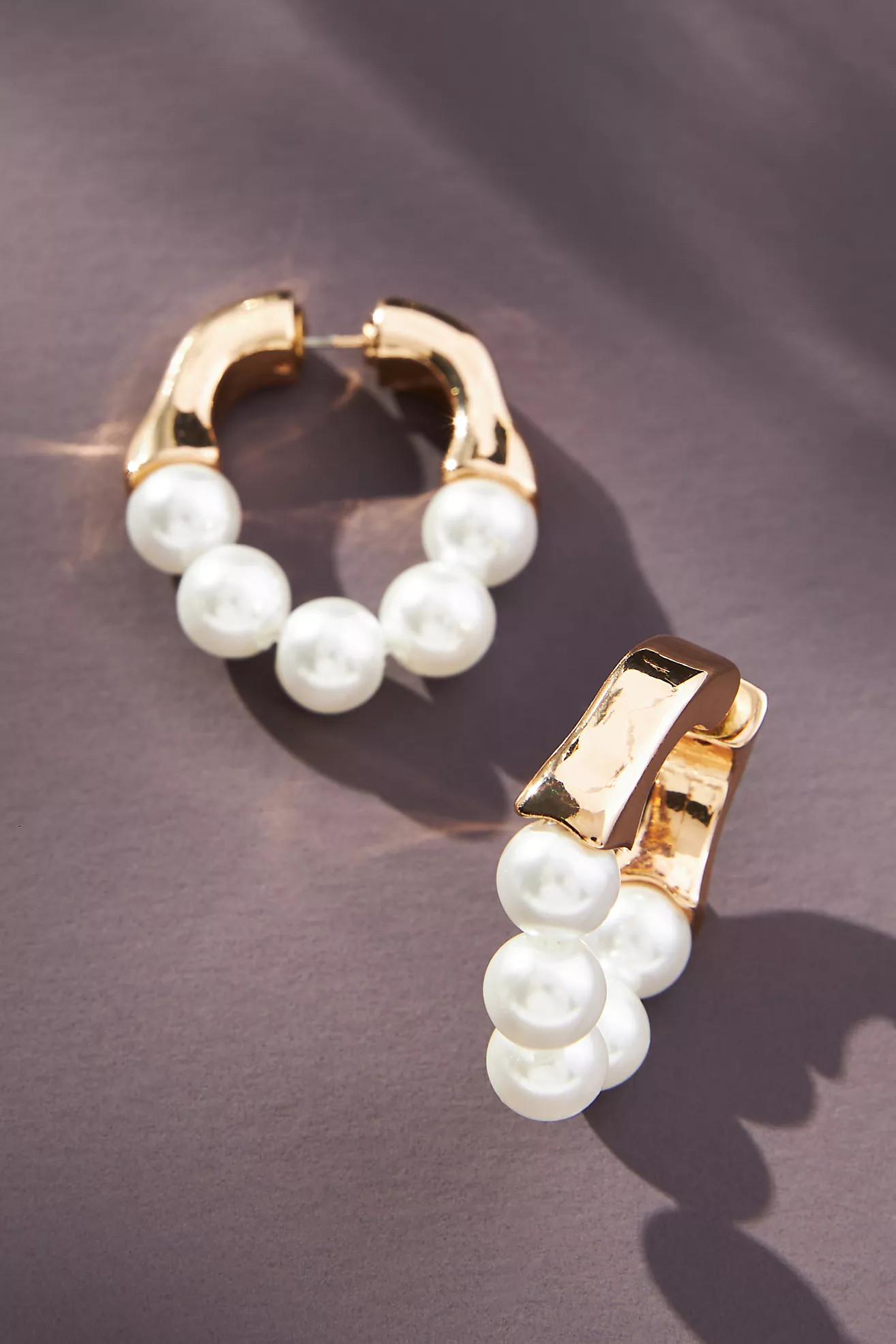 Beaded Click-Hoop Earrings | Anthropologie (US)