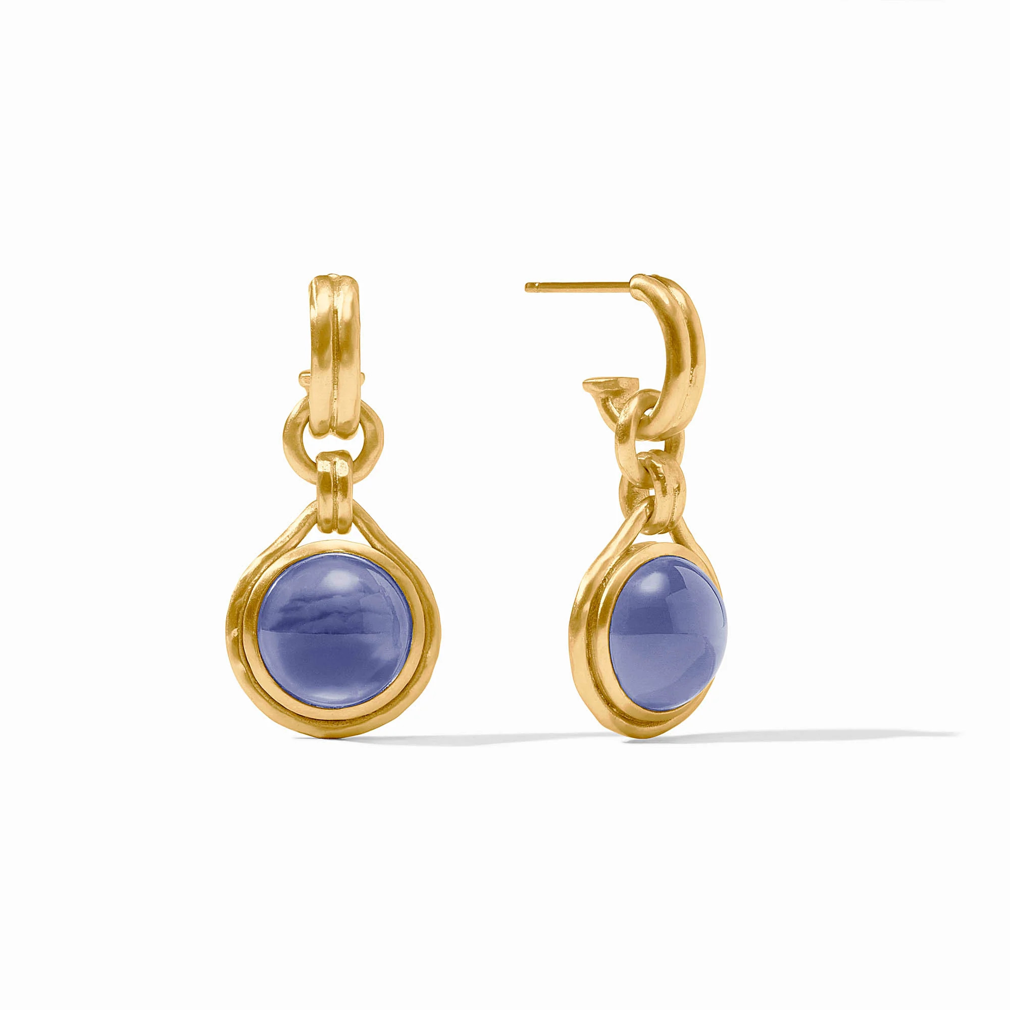 Solara Gold Hoop & Charm Earring | Julie Vos