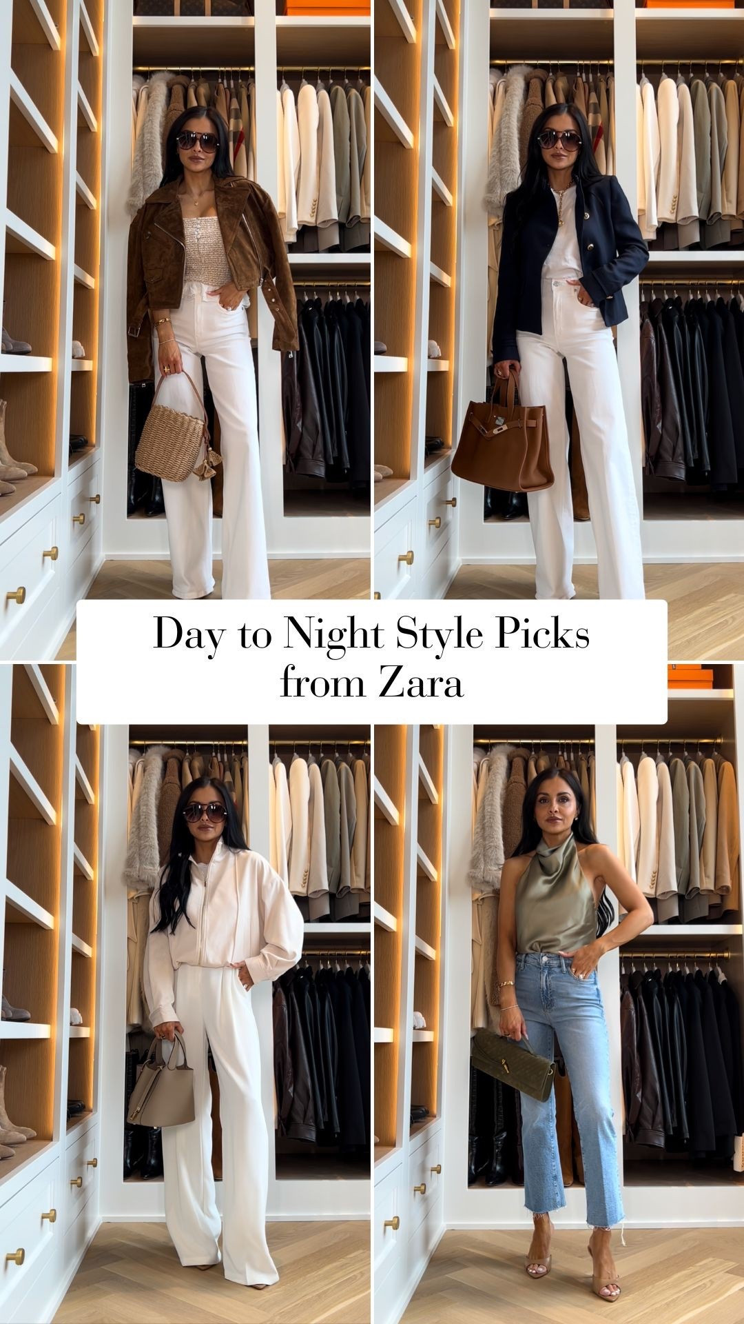 Zara new arrivals 
Zara jacket, Zara tank, Zara suede jacket wearing an XS
Mother denim wearing a 24
Hermes inspired Amazon bag 
Gucci pendant necklace 




#LTKPetite #LTKootd #LTKOver40