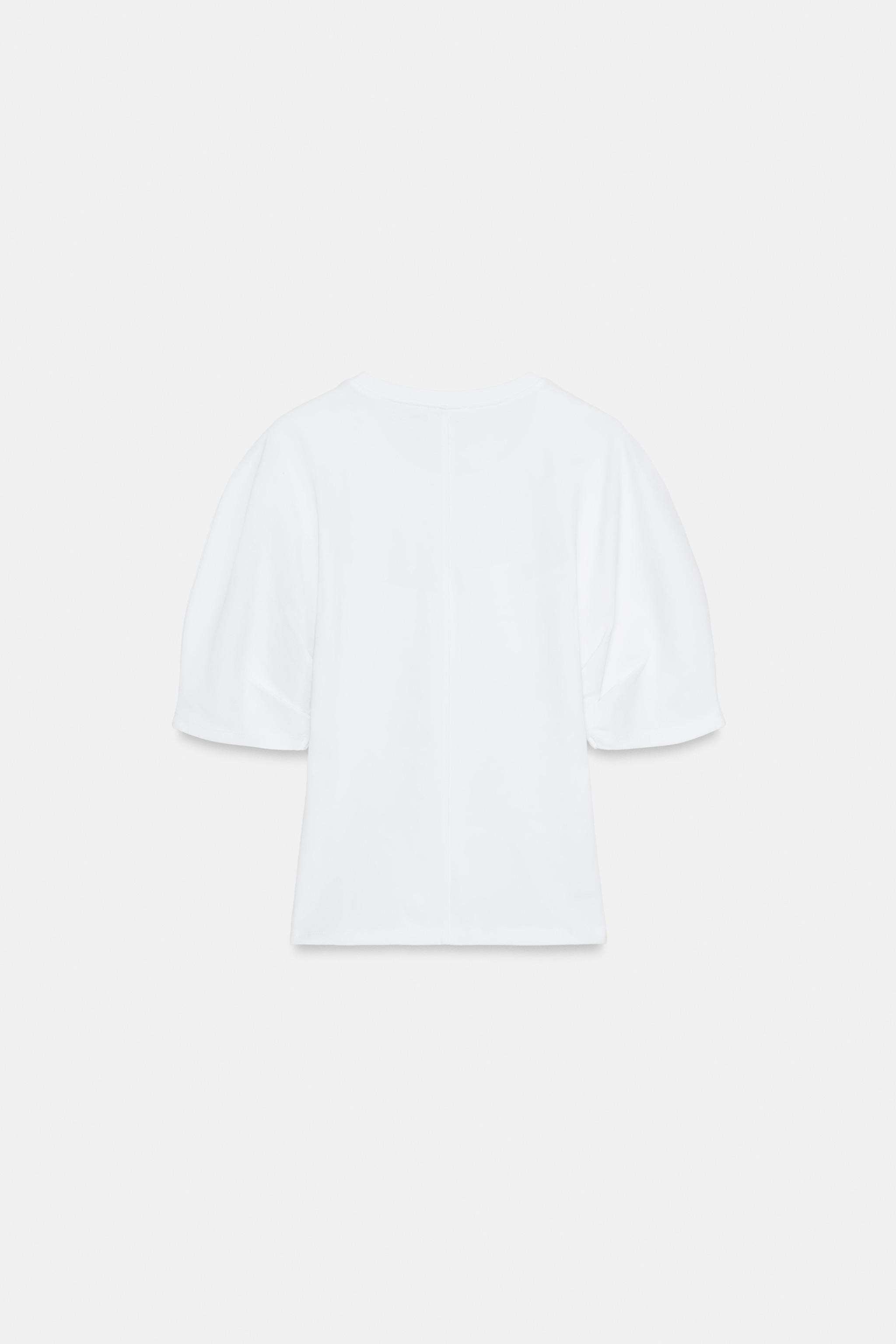 HEAVY COTTON SHORT SLEEVE T-SHIRT | Zara UK
