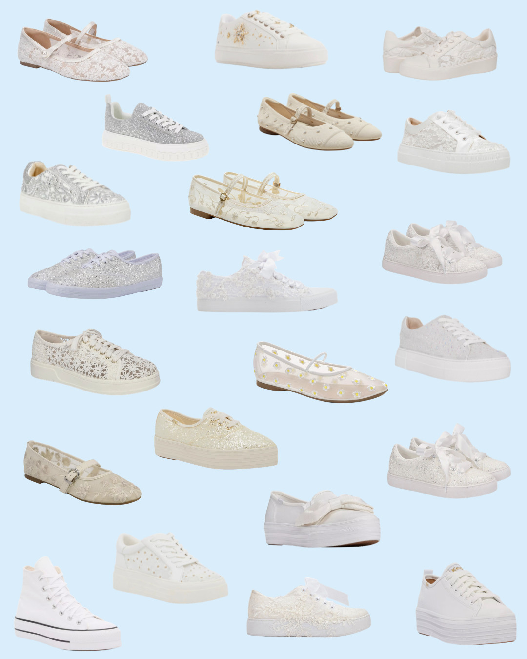 These wedding sneakers & flats are super cute and so comfy!  

 #LTKSeasonal #LTKWedding