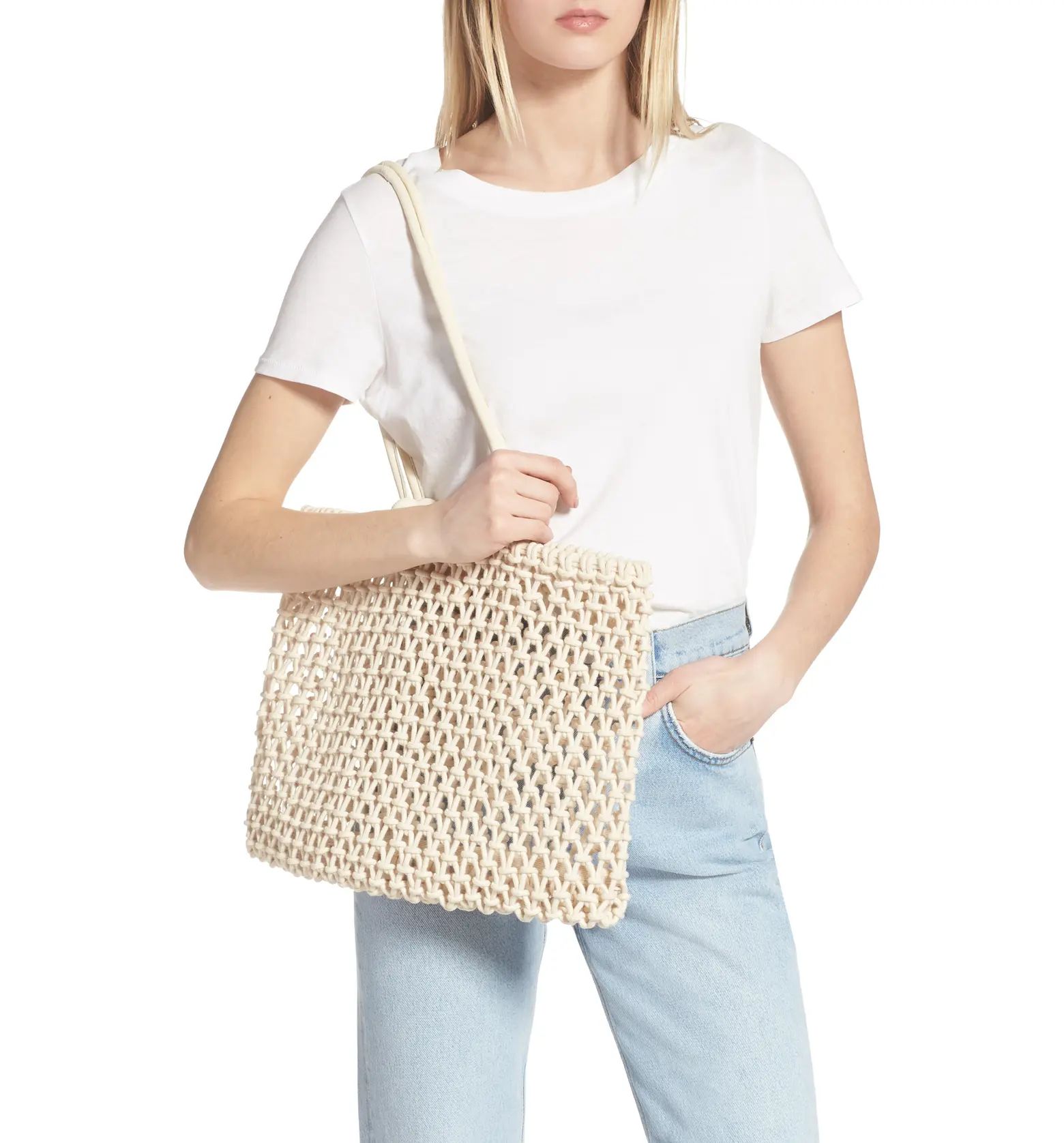 Sandy Woven Market Tote | Nordstrom