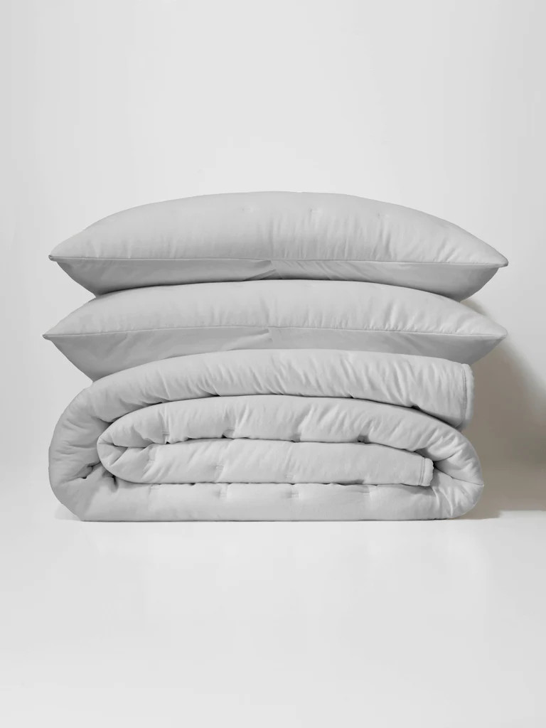 Linen Bamboo Puckered Quilt Bundle | Cozy Earth