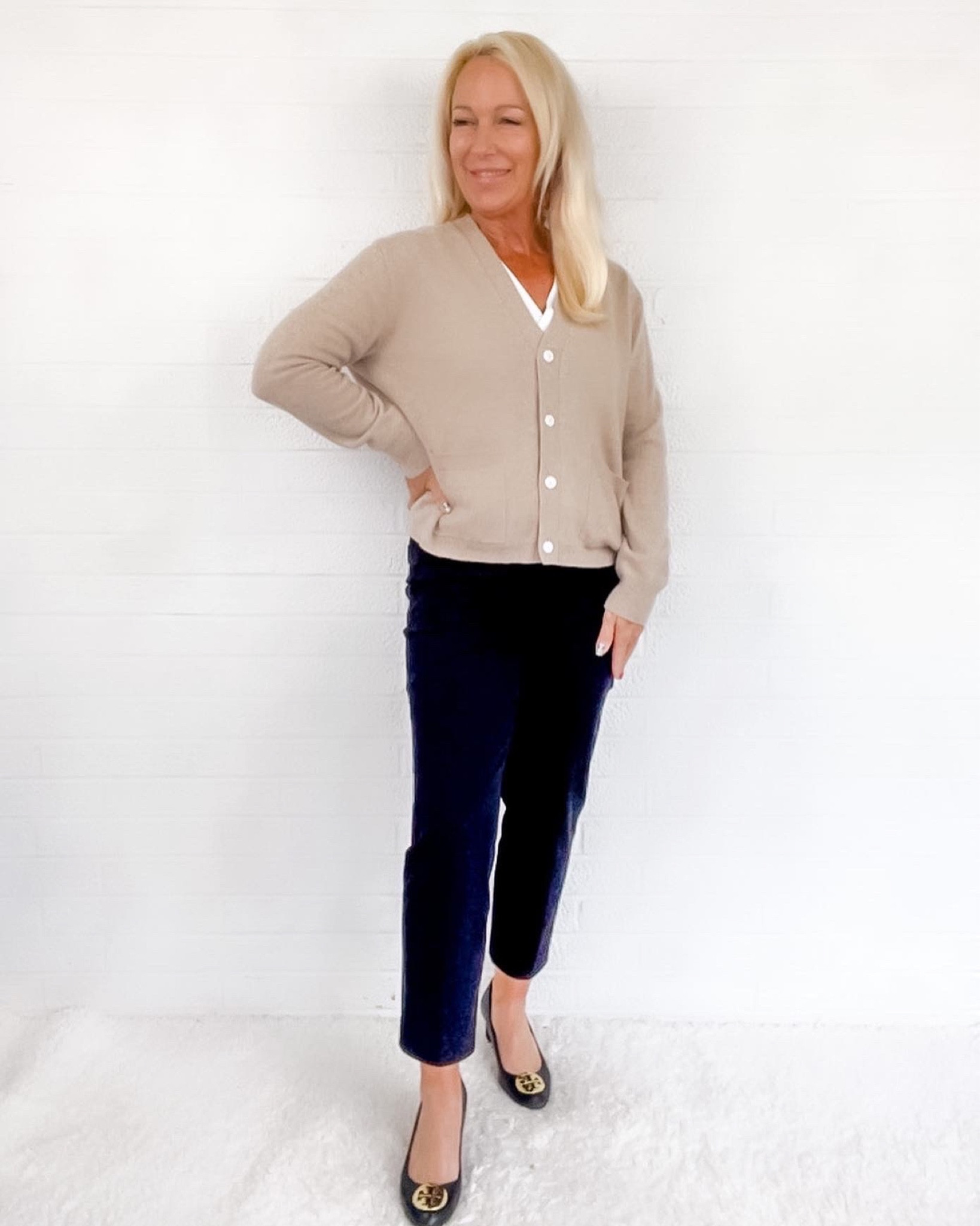 Work wear / work outfit / business casual / cashmere cardigan / teacher outfit 

#LTKunder100 #LTKworkwear #LTKSeasonal