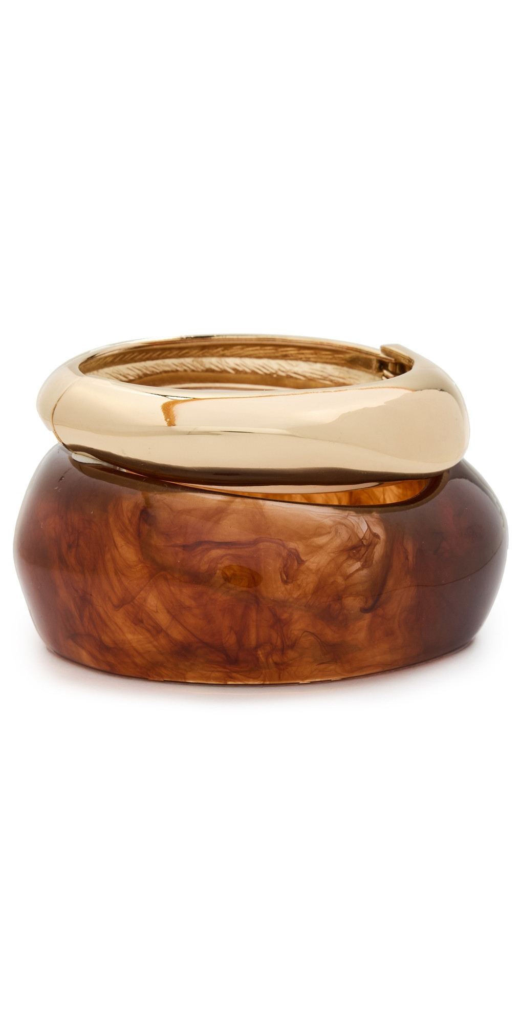 SHASHI Tortoise Bangle Bracelet Set Tortoise One Size | Shopbop