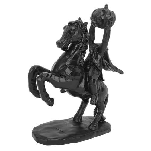 Yoidesu Headless Horseman Statue, Gothic Halloween Decor Sculpture for Tabletop Display, Unique Halloween Ornament Adds Spookiness and Joy to Fans | Amazon (US)