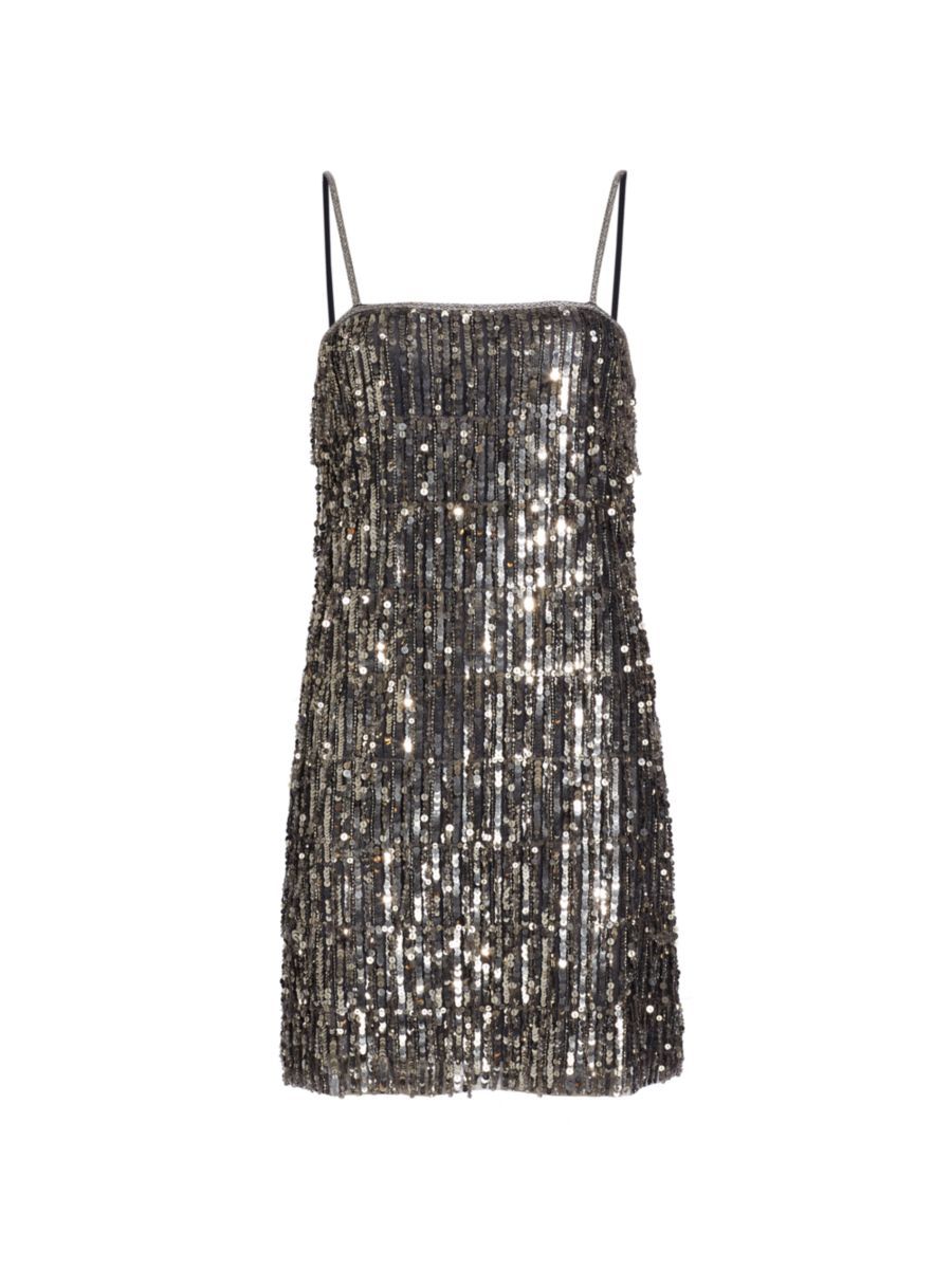 Chicago Sequined Fringe Minidress | Saks Fifth Avenue