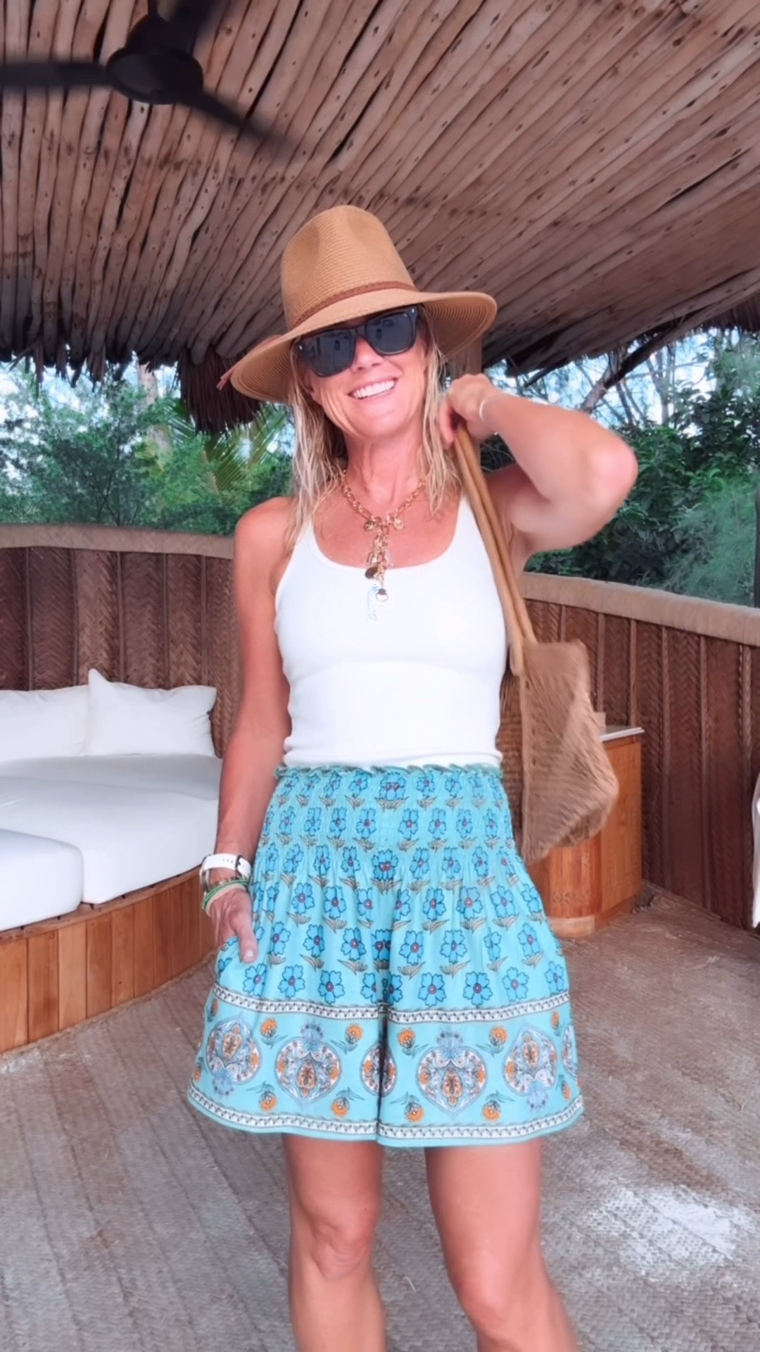 Beach hair, don’t care! Such a perfect, easy all day fit. 
Tank: small 
Shorts: small

#LTKOver40 #LTKSeasonal #LTKootd