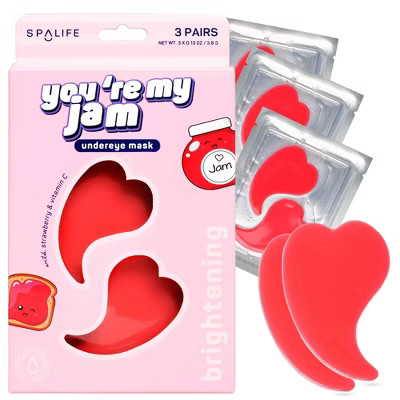 SpaLife Brightening Undereye Mask - You're My Jam - 3ct | Target