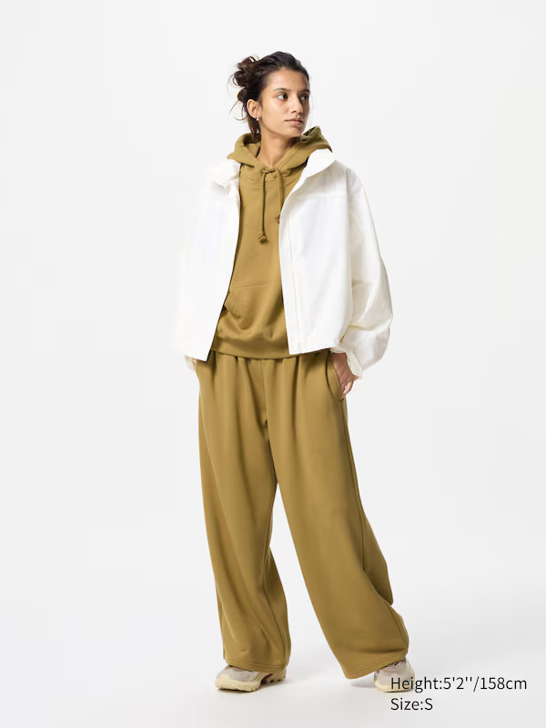 Wide Sweat Joggers (Shorter) | UNIQLO (UK)