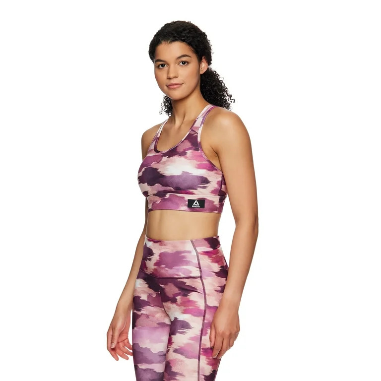 Reebok Women's Medium Impact Getaway Bra With Pocket And Removeable Cups | Walmart (US)