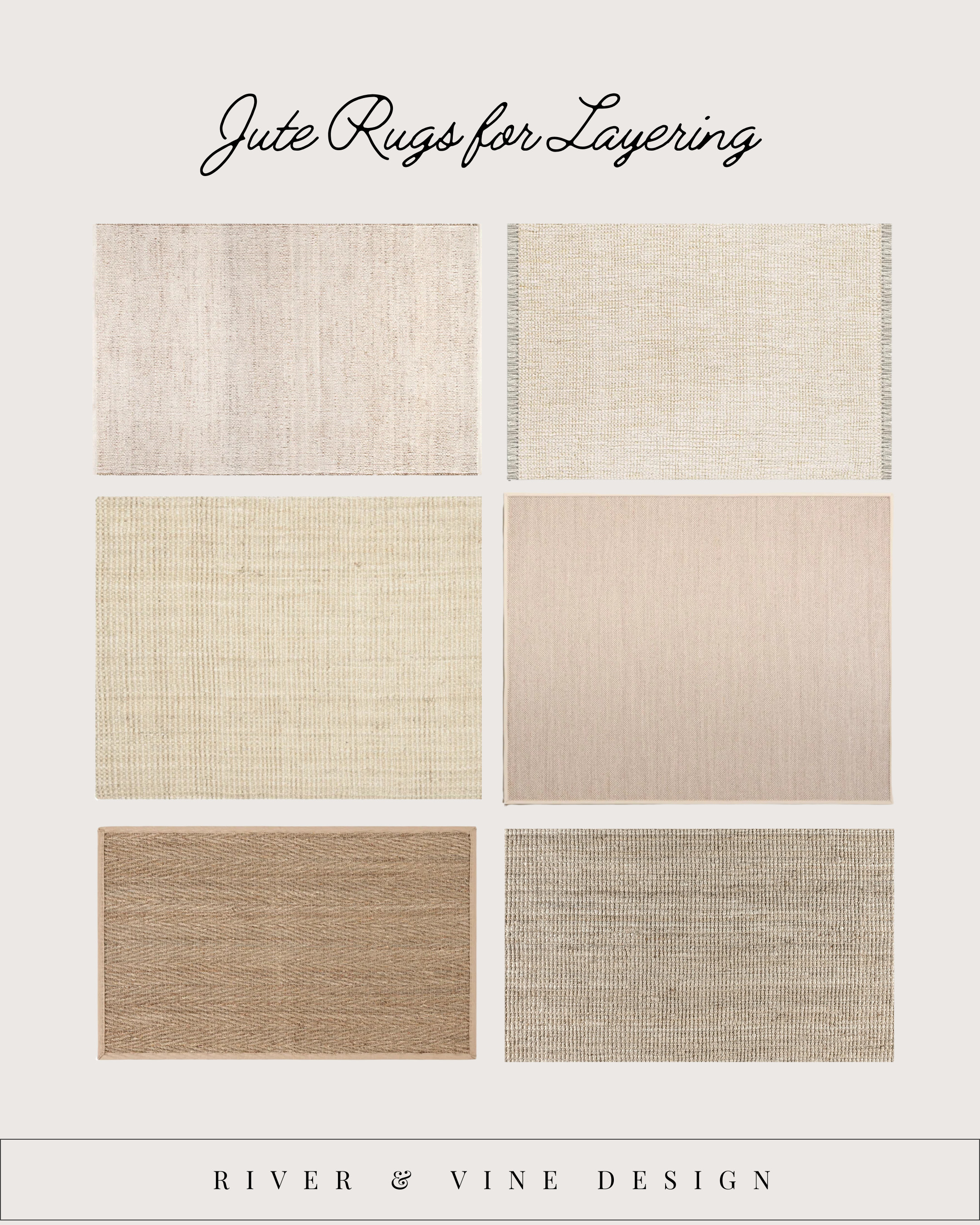 "Jute rugs are the unsung hero of layered spaces.

They add texture without competing, ground furniture layouts, and make patterned or vintage rugs feel intentional instead of busy. These are the kind of base layers designers use when a room needs warmth, scale, and balance — not more color.

All of my go-to jute styles for layering are linked below 👇" 

 #LTKHome