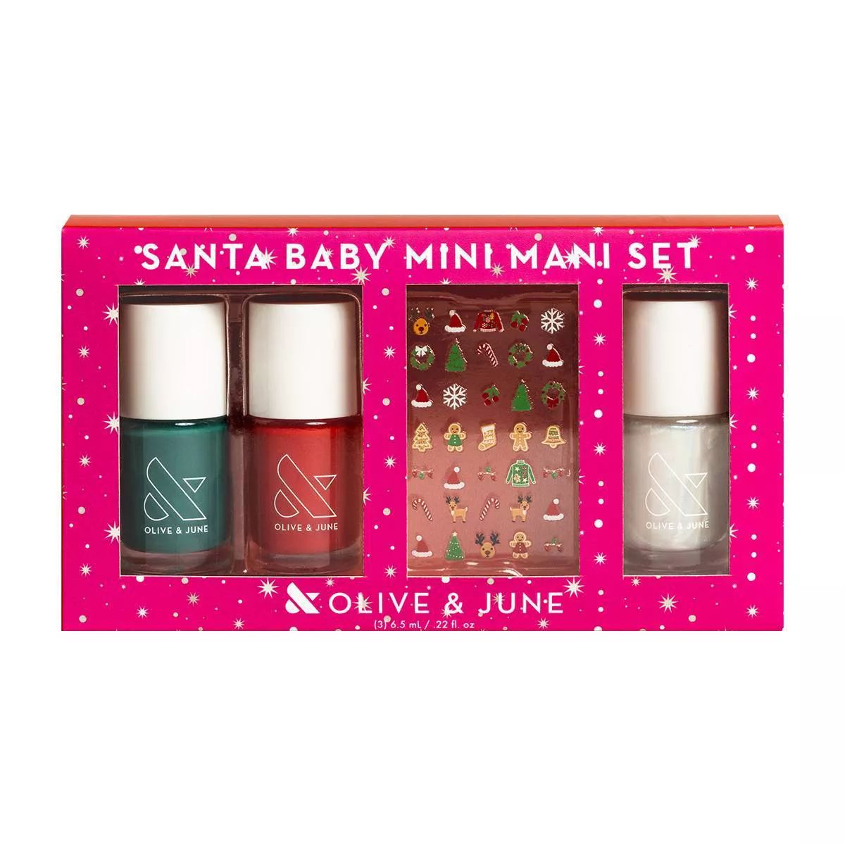 Olive & June Santa Baby Mani Nail Polish Gift Set - 4ct | Target
