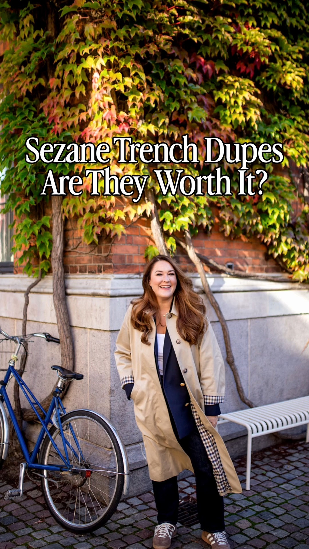 Let’s compare the Sezane Clyde and Bobby trench coats to similar styles from Quince and Amazon.

Beige long trench coat- 8 (size down 2)
Navy trench coat- large
Green short trench- large
Camel short trench coat- 6 (size down 2)

￼

#LTKMidsize #LTKOver40 #LTKSaleAlert