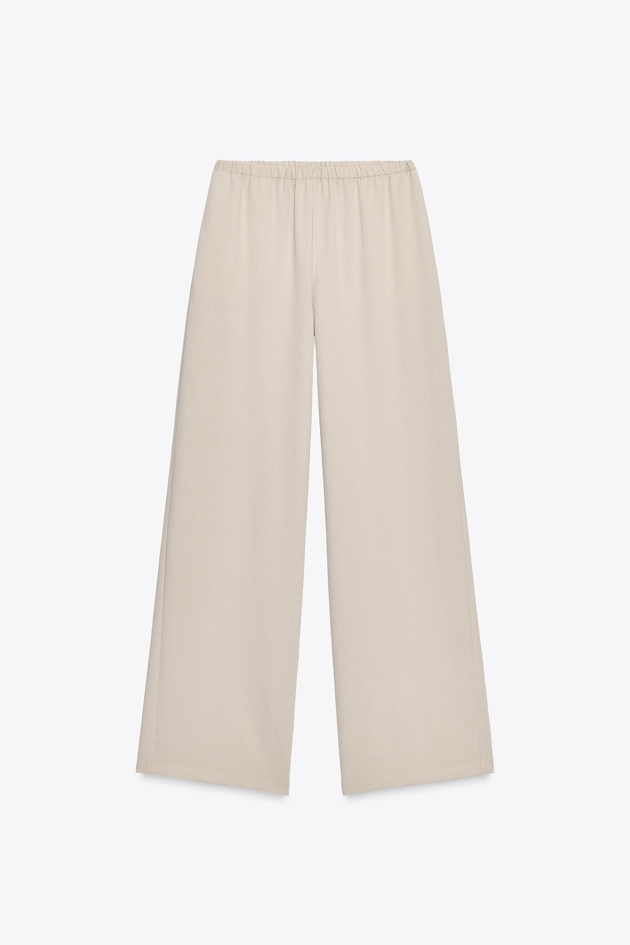FLOWY WIDE LEG PANTS | Zara US