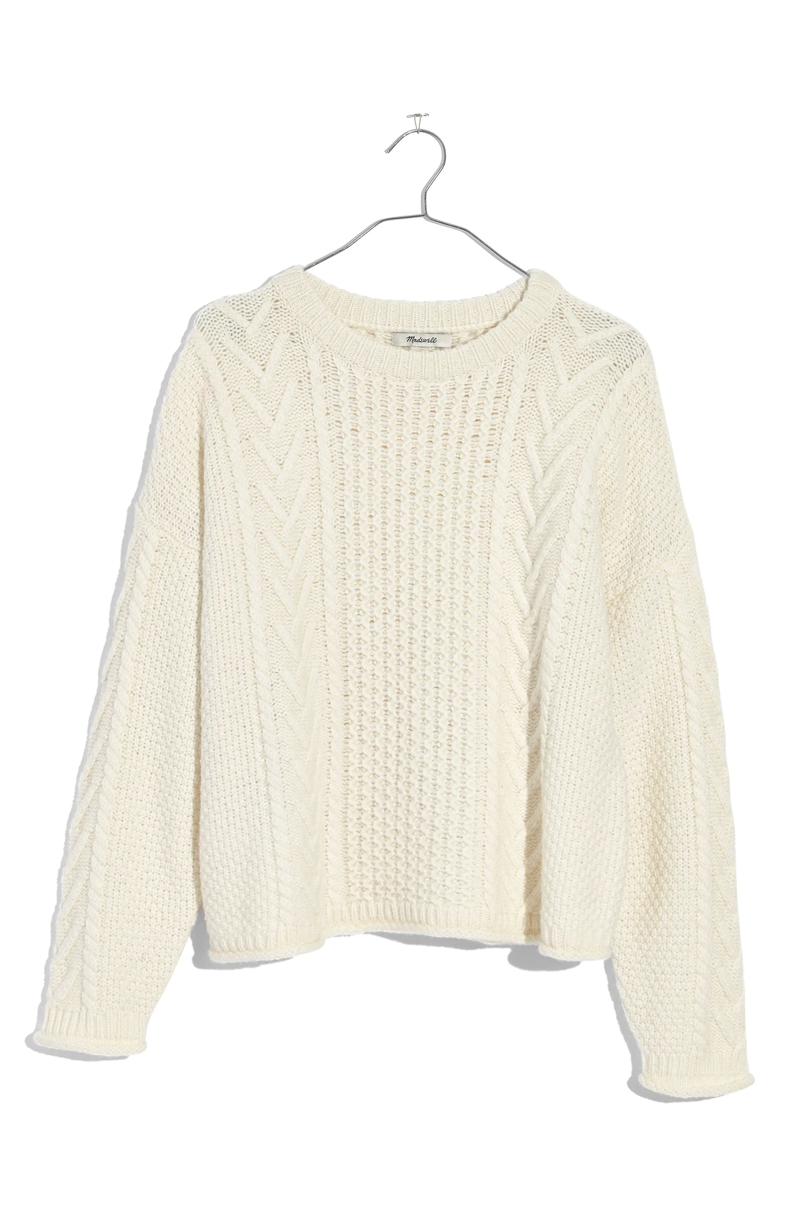 Cable Knit Pullover Sweater | Nordstrom