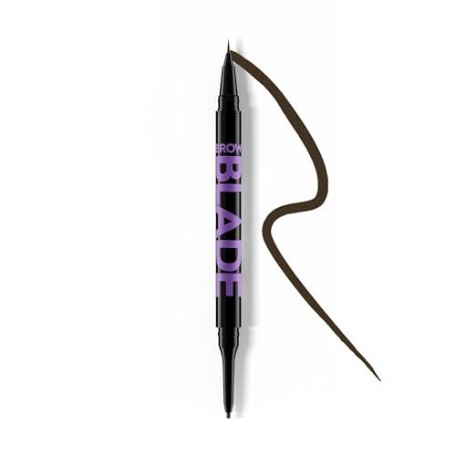 Urban Decay Brow Blade 2-in-1 Eyebrow Pen & Waterproof Pencil (Dark Drapes - Dark Brown), Smudge-proof, Transfer-resistant, Ink Stain & Creamy Brow Pencil, Vegan, Cruelty-free - 0.01 oz | Amazon (US)