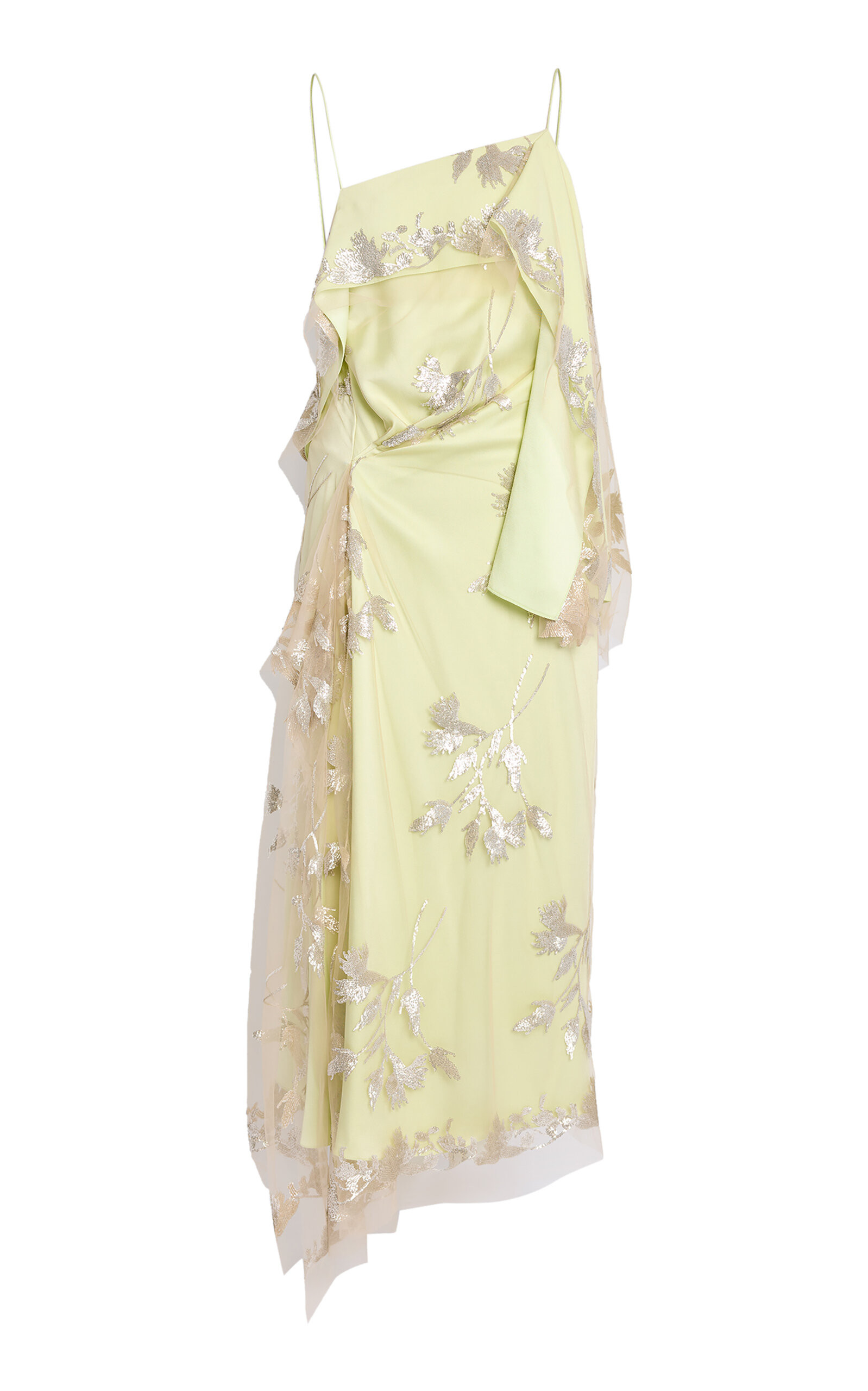 Draped Printed Midi Dress | Moda Operandi (Global)